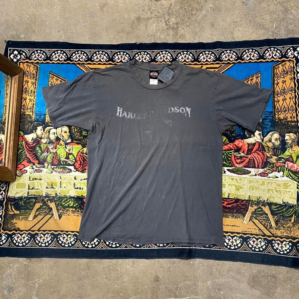 Vintage Harley Davidson faded tshirt Size XL Made in USA 90’s Harley distressed